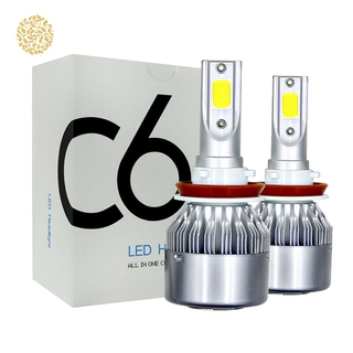 ไฟหน้ารถยนต์ LED C6 H4 H7 H11 9012 9004 1 ชิ้น