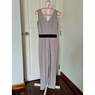 Grey Jumpsuit จั๊มสูทขายาว