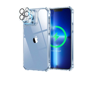 ESR เคสโพลีคาร์บอเนตใส + กรอบป้องกันรอยขีดข่วน สําหรับ Iphone 13 Mini 13 Pro Max