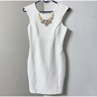 Miss Selfridge petites white dress