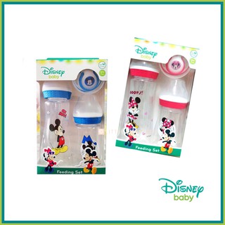 Gift Set ขวดนมเด็ก + จุกหลอก ลายมิกกี้ มินนี่ ดิสนีย์ Disney Giftset Mickey Minnie [BBC]