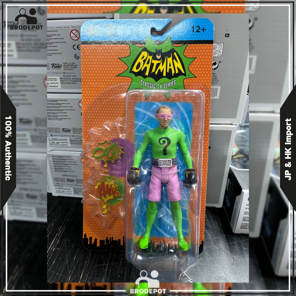 [Ready stock] McFarlane DC RETRO 6IN WV3 - BATMAN 66 - RIDDLER BOXING Action Figure