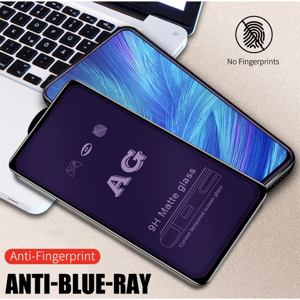 AGฟิล์มกระจกด้านสำหรับ Redmi Note 14 13 13C 11 10 9 8 Pro รูปที่ 6