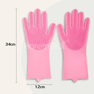Harmcat ถุงมืออาบน้ำสัตว์เลี้ยง แปรงอาบน้ำสุนัข
