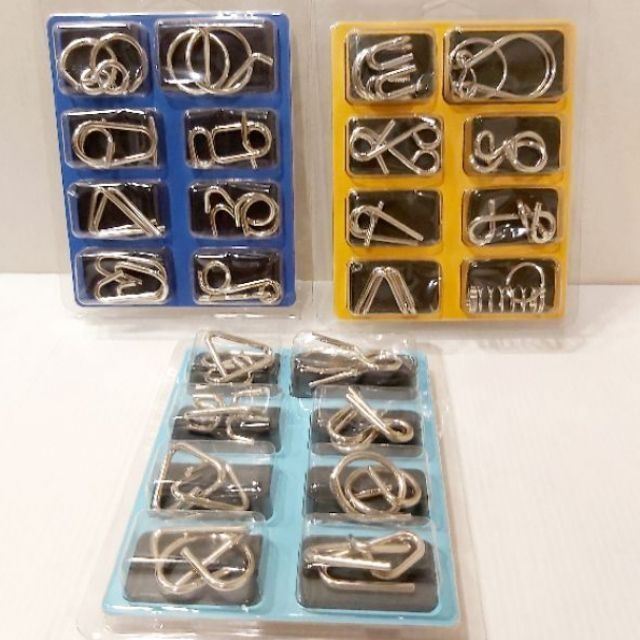 ปริศนากลเหล็ก challenge metal puzzle (Steel Puzzle) เหล็กคุณภาพ ไม่บาง