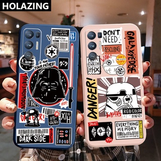 เคสโทรศัพท์มือถือ ขอบสี่เหลี่ยม ลาย Star Wars แฟชั่น สําหรับ OPPO Reno6 Z 5G Reno 5 Pro 4 3 Reno2 Z F A95 5G A76 A96 4G