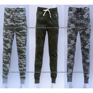 กางเกงจ๊อกเกอร์ Joggers Pants ลายทหาร ลายพราง สกินนี่ ขาจั๊มขาเดฟ ไซส์ M - XL กางเกงวอร์ม กางเกงกีฬา Unisex