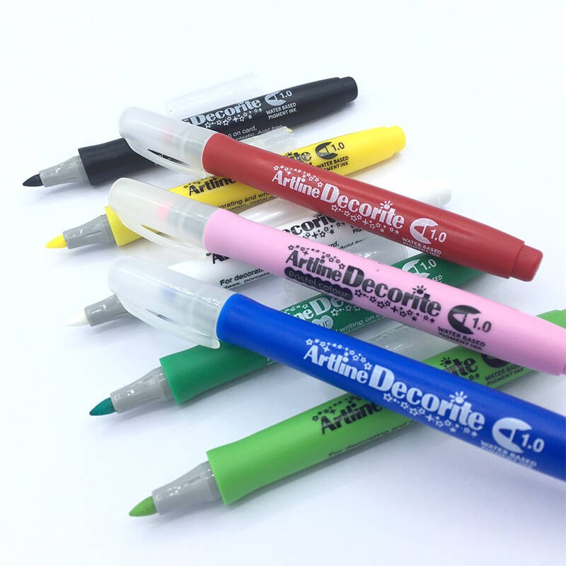 ปากกามาร์กเกอร์เขียนตกแต่ง ARTLINE DECORITE ขนาด 1.0 มม EDF-1