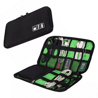 ﻿Mestyle Organizer Bag กระเป๋าเก็บ สายชาร์จ สายไฟ แบตเตอร์รี่ SD card สายหูฟัง-Black