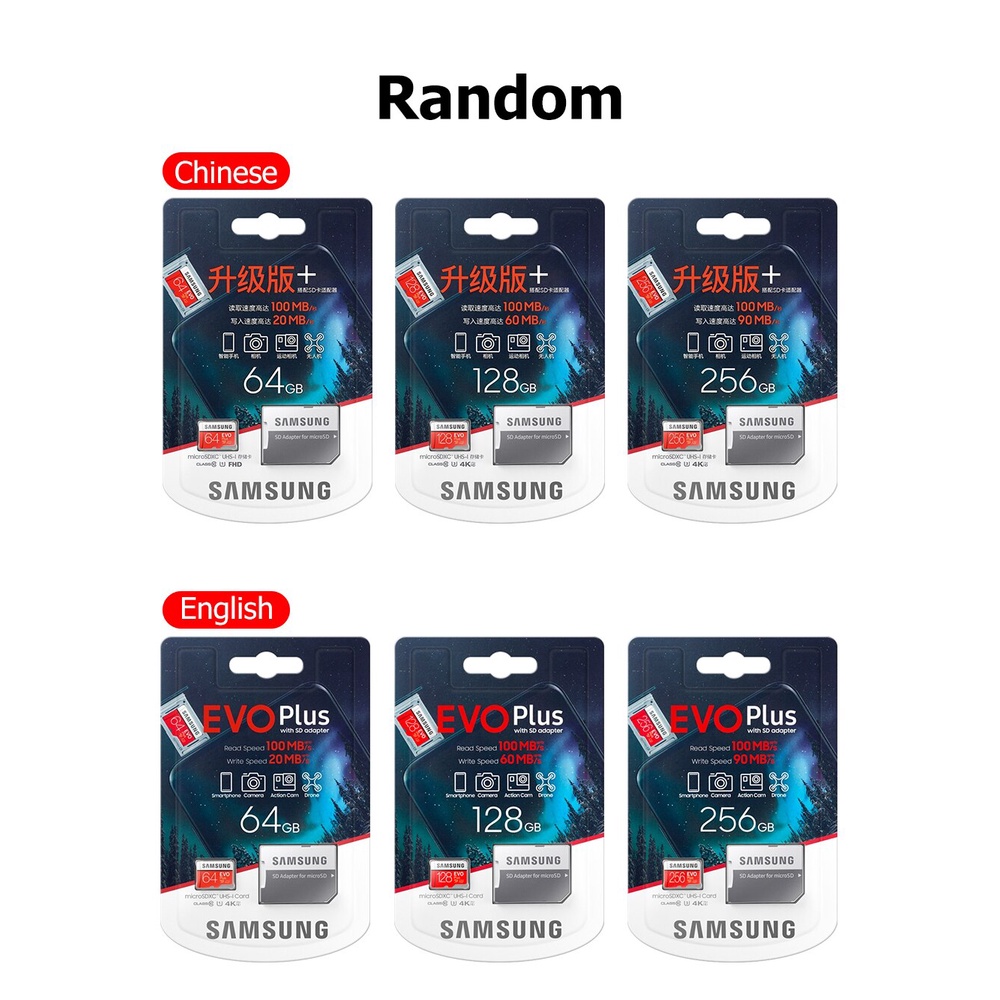 SAMSUNG EVO Plus Micro SD Card 32G SDHC TF/SD Cards 64GB Class 10