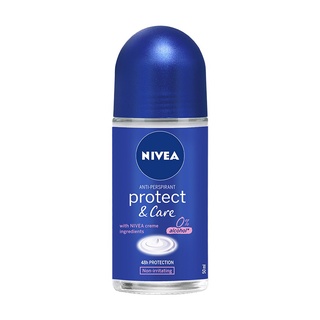 ✨สุดพิเศษ✨ NIVEA นีเวีย โพรเทค แอนด์ แคร์ โรลออนผู้หญิง 50 มล. 🚚พร้อมส่ง!! 💨