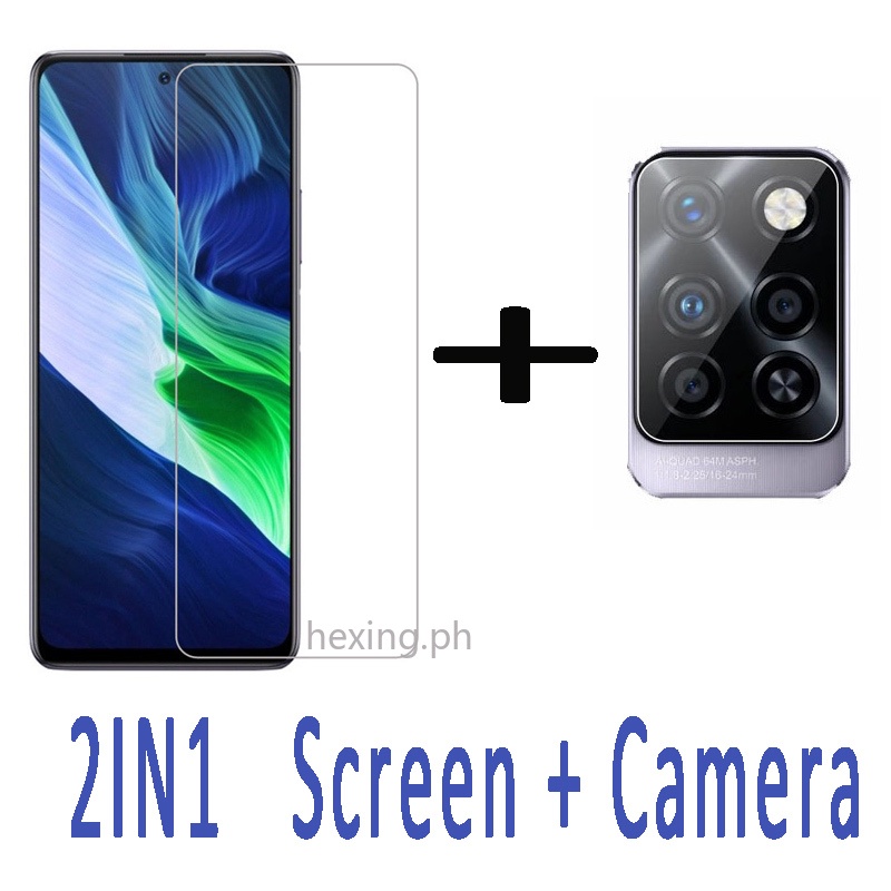 ฟิล์มกระจกนิรภัยกันรอยหน้าจอ และกล้อง 9H สําหรับ Infinix Note 12 Infinix Note 12 G96 11S 11 10 Pro Hot 11S NFC 10s 12i 10i 9 Play