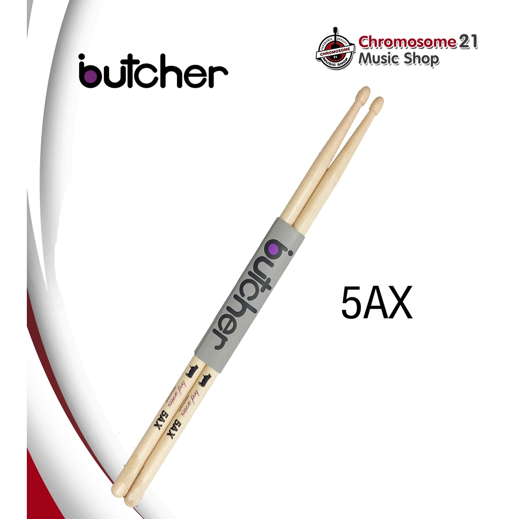 ไม้กลอง butcher ขนาด 5AX (ความยาวเพิ่มขึ้น)
