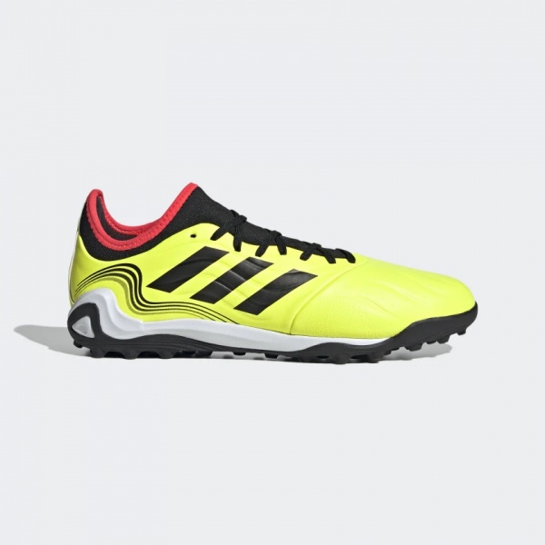 Adidas รองเท้าฟุตบอล / ร้อยปุ่ม Copa Sense.3 TF | Team Solar Yellow/Core Black/Solar Red ( GZ1366 )