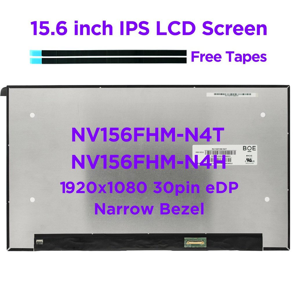 15.6 "IPS แล็ปท็อปหน้าจอ LCD NV156FHM-N4T fit NV156FHM-N4H B156HAN09.1 N156HCA-E5A N156HCA-E5B NV156