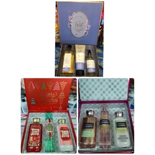 Bath and Body Works - Gift Box Set 3ชิ้น (Fragrance Mist,Body Cream,Shower Gel) ของขวัญวาเลนไทน์สุดพิเศษ