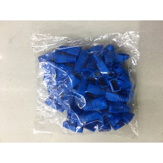 Boot หัว RJ-45 บูทครอบหัว LAN CAT5/CAT6(สินค้ามีพร้อมส่ง)บรรจุถุงละ 50 ตัว