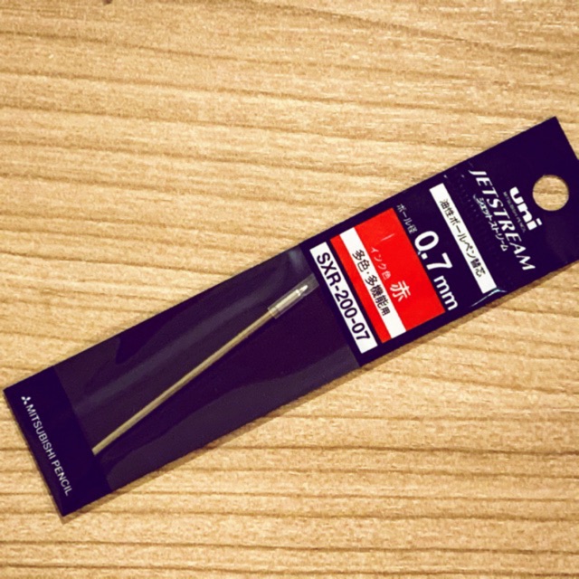 Uni SXR20007 Jetstream Ballpoint Multi Pen Refill D1 0.7 mm Red