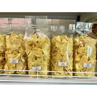 ทุเรียนทอด นน. 200g เกรด กลาง แบบธรรมชาติ อร่อย หวาน มัน สีจะเข้มๆ นะคะ ตราป้าแกลบ