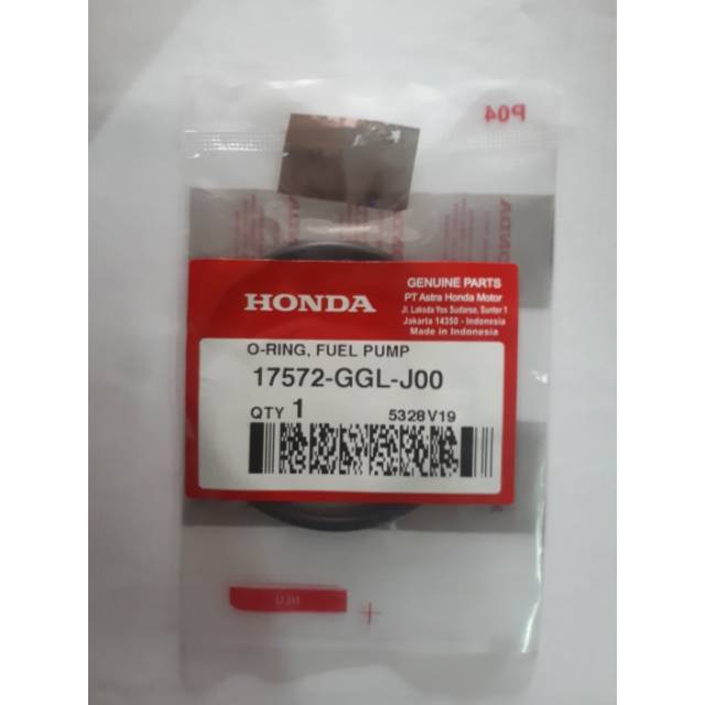 HONDA ปั๊มเชื้อเพลิง Oring สําหรับมอเตอร์ไซค์ออโตเมติกและใต้กระดูก แท้ 17572-GGL-J00