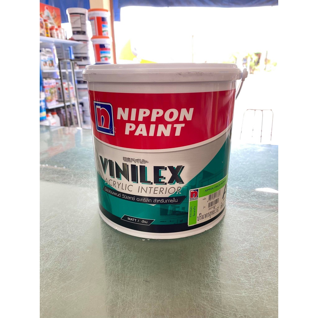 สีน้ำ ทาภายใน แบบด้าน ขนาด 3.785 ลิตร นิปปอนเพนต์ วีนิเลกซ์ อินทรีเรีย Nippon Paint Vinilex Interior