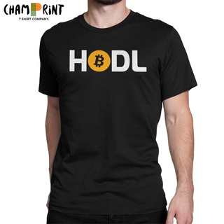 Hodl เสื้อยืดลําลอง ผ้าฝ้าย 100% แขนสั้น คอกลม พิมพ์ลาย Bitcoin Satoshi Nakamoto สําหรับผู้ชาย ไซซ์ 6XLS-5XL
