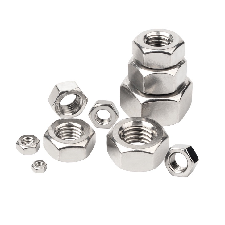 พร้อมสต็อก* M2 M2.5 M3 M4 M5 M6 M8 M10 M8 Dia 2mm 2.5mm 3mm 4mm 5mm 6mm 8mm 10mm Hex Screw Nut น็อตส