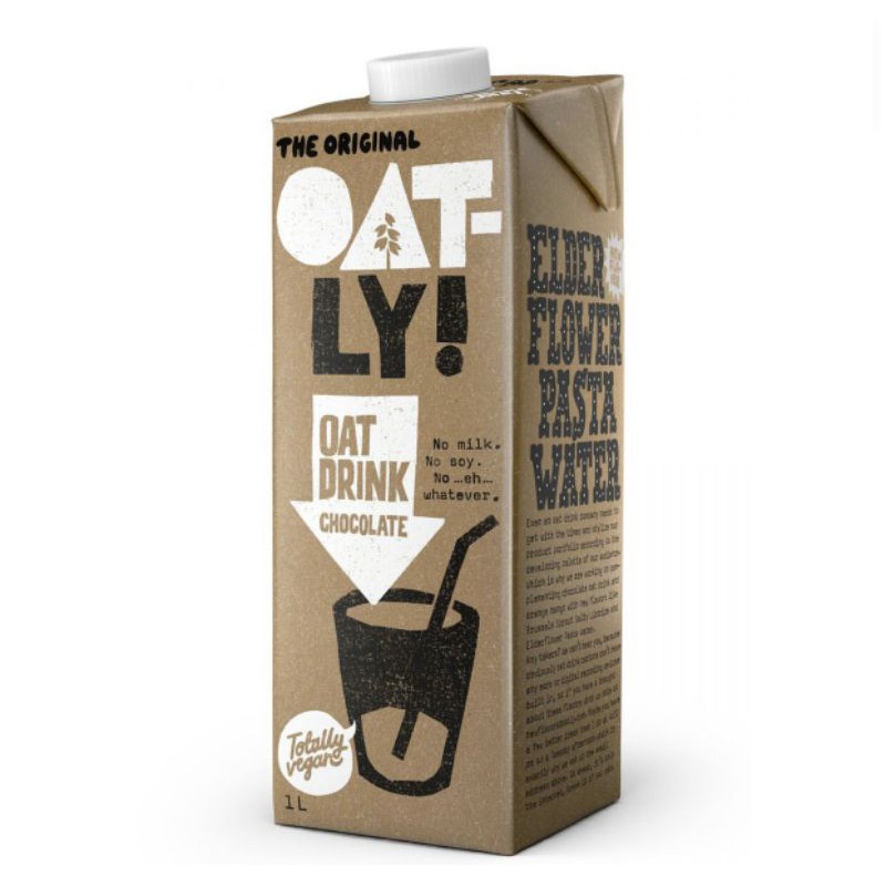 (พร้อมส่ง) Oatly Oat Milk Chocolate | นมข้าวโอ๊ต สูตรช๊อกโกแลต ขนาด 1 ลิตร 1 กล่อง - aboutthehealth