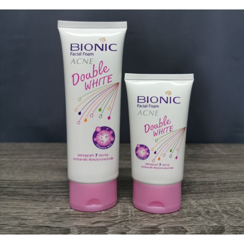 โฟมล้างหน้า ไบโอนิคแอคเน่ ดับเบิ้บไวท์ Bionic acne double white