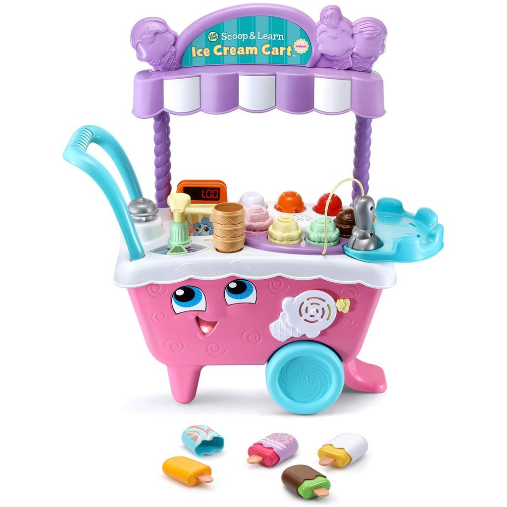 รถขายไอศครีมเด็ก รุ่นใหม่ LeapFrog Scoop and Learn Ice Cream Cart สื่อการสอนเด็กแนวของเล่น จากแบรนด์ดัง นำเข้า USA ราคา ถูกที่สุด ดีลบีเคเค แกลเลอรีภาพที่ 4