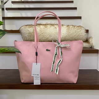 ส่งฟรี🔥 กระเป๋าหนัง หูยาว ทรงtote กระเป๋าสะพายข้าง ลาคอส Large Zip Tote Bag Long Handle  กระเป๋าถือสะพายไหล่ ขนาดใหญ่