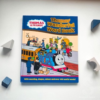 [พร้อมส่ง] หนังสือภาษาอังกฤษปกแข็ง Thomas Wonderful Word book