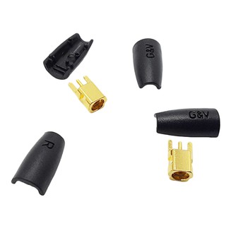 X-Tips MMCX ขั้ว DIY สำหรับขั้ว Shure (สีดำ)