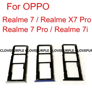 อะแดปเตอร์ถาดซิมการ์ด สําหรับ OPPO Realme 7 7i X7 Pro