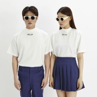 เสื้อ HELLO ! Unisex Tee (WHITE)