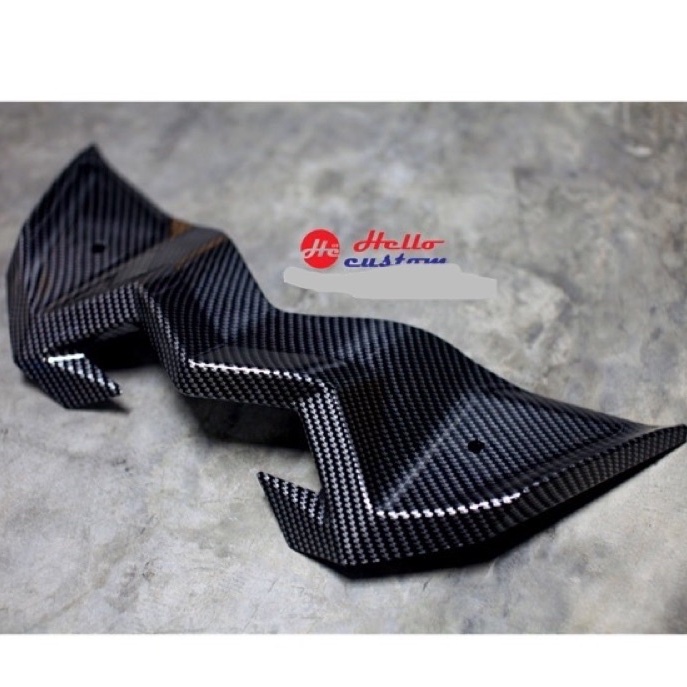 Winglet งานฟิมส์เคฟล่า AEROX 2016-2020 คางใต้ไฟ ลายเคฟล่า Aerox155