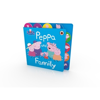 (พร้อมส่ง NEW BOOK) PEPPA PIG: PEPPA AND FAMILY (TABBED BOARD BOOK)