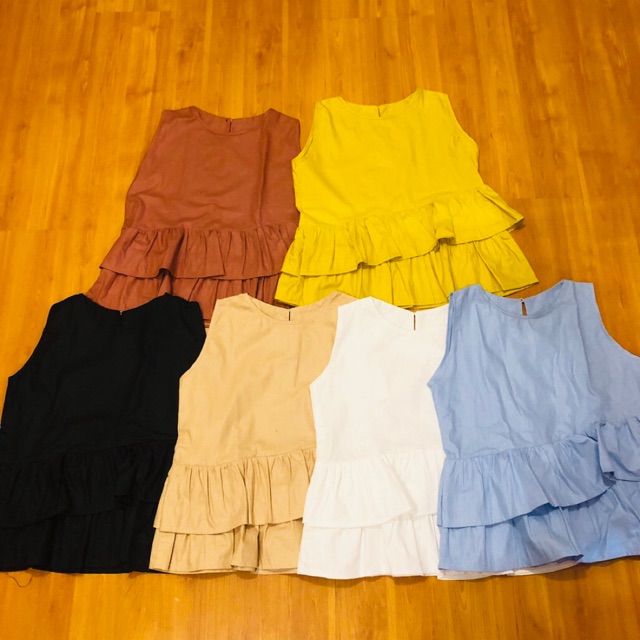 ZOEY RUFFLE TOP*****