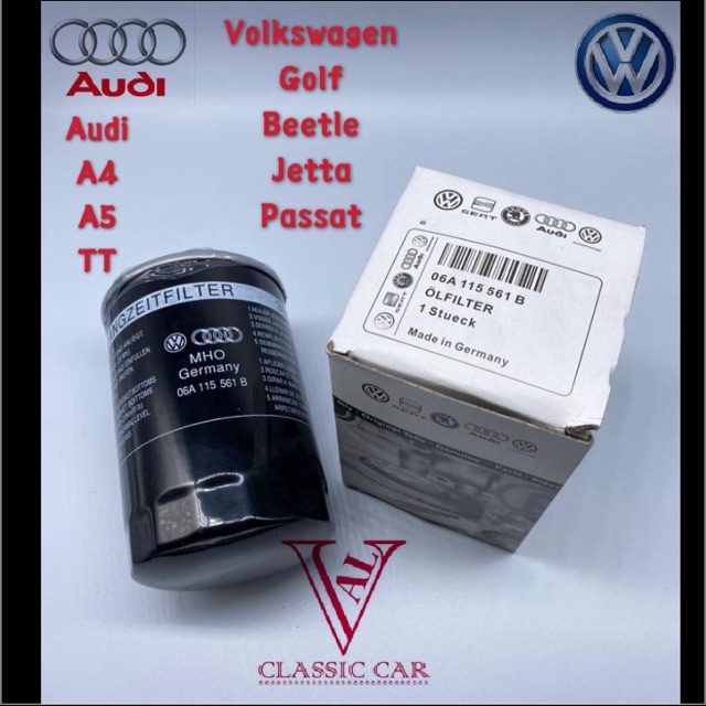 AUDI A4 A5 TT VOLKSWAGEN GOLF BETTLE JETTA PASSAT กรองน้ํามันเครื่อง ( 06A 115 561B )