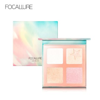 FOCALLURE เครื่องสำอาง ชุดไฮไลท์ 4 สี