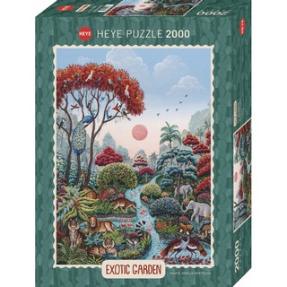 [preorder รบกวนถามstockก่อนสั่งซื้อค่า] Heye เซ็ท exotic garden jigsaw puzzle จิ๊กซอว์นำเข้า 2000 ชิ้น