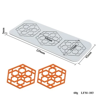 PULSEE เค้กลูกไม้แม่พิมพ์ Leaf แม่พิมพ์อบขนม Bakeware ซิลิโคน Mould
