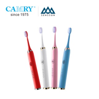 CAMRY แปรงสีฟันไฟฟ้ากันน้ำ  Sonic Electric Toothbrush IPX7 แปรงสีฟันเสียวมี่ Soft hair USB charging แปรงสีฟันไฟฟ้าโซนิค