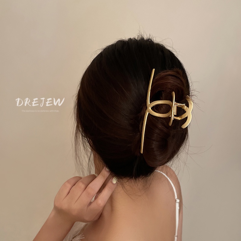 DREJEW กิ๊บติดผมเมทัลลิก รูปปลาฉลาม แบบเรียบง่าย สไตล์เกาหลี ฮ่องกง เรโทร 2