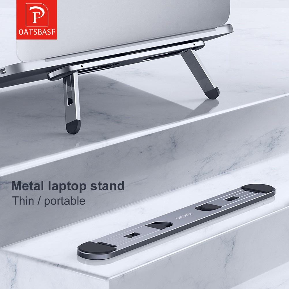 OATSBASF มินิแล็ปท็อปยืนถือโน้ตบุ๊คพับได้