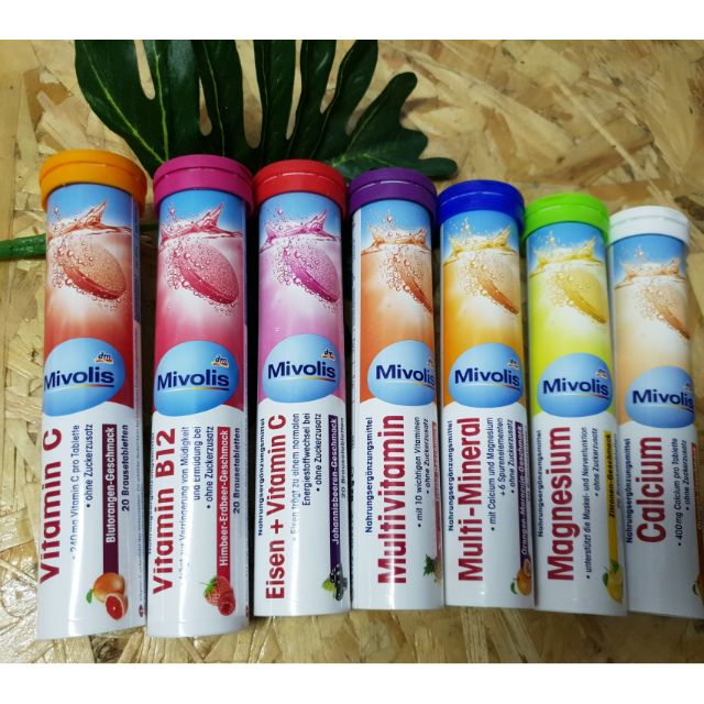 Vitamin Mivolis **พร้อมส่ง ครบทุกสี ** วิตามินเม็ดฟู่ แท้ 100 % จาก ...