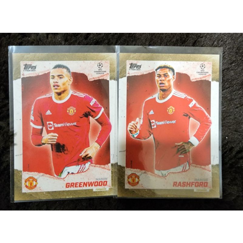 การ์ดฟุตบอล Manchester United กล่อง Topps UCL