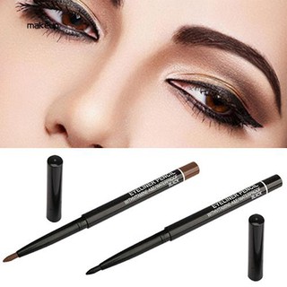 MKP1_Waterproof Rotary Gel Cream Eye Liner Black Brown Eyeliner Pen Makeup Cosmetic Tool