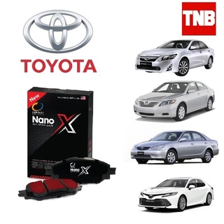 Compact Nano X ผ้าเบรค (หน้า-หลัง) Toyota Camry ACV30 ACV40 ACV50 โตโยต้า คัมรี่