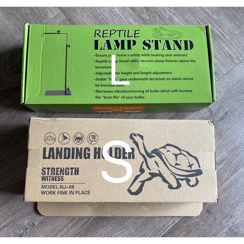 พร้อมส่ง​ ขาตั้งโคมไฟ UVA UVB สำหรับเต่าบก หรือสัตว์เลื้อยคลานอื่นๆ มี2ขนาด คุณภาพดีมาก - รูปที่ 5